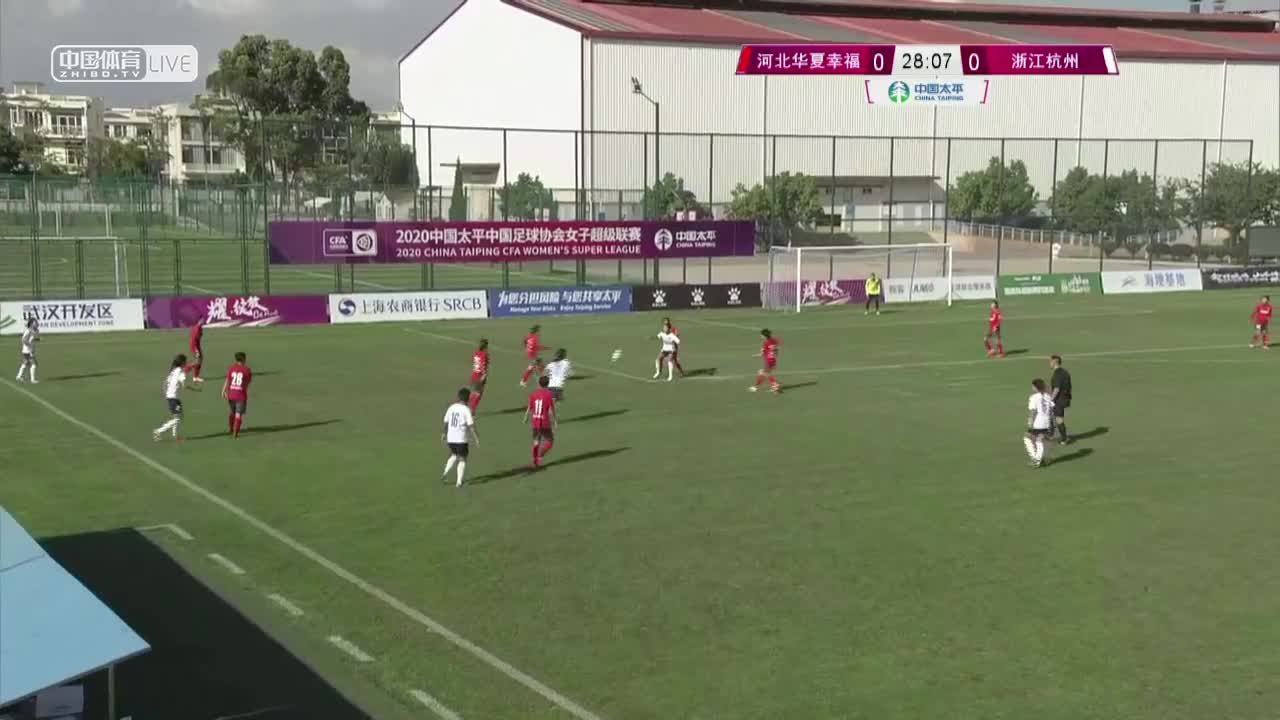 2020女子足球超级联赛    河北华夏幸福女足 vs 浙江杭州女足