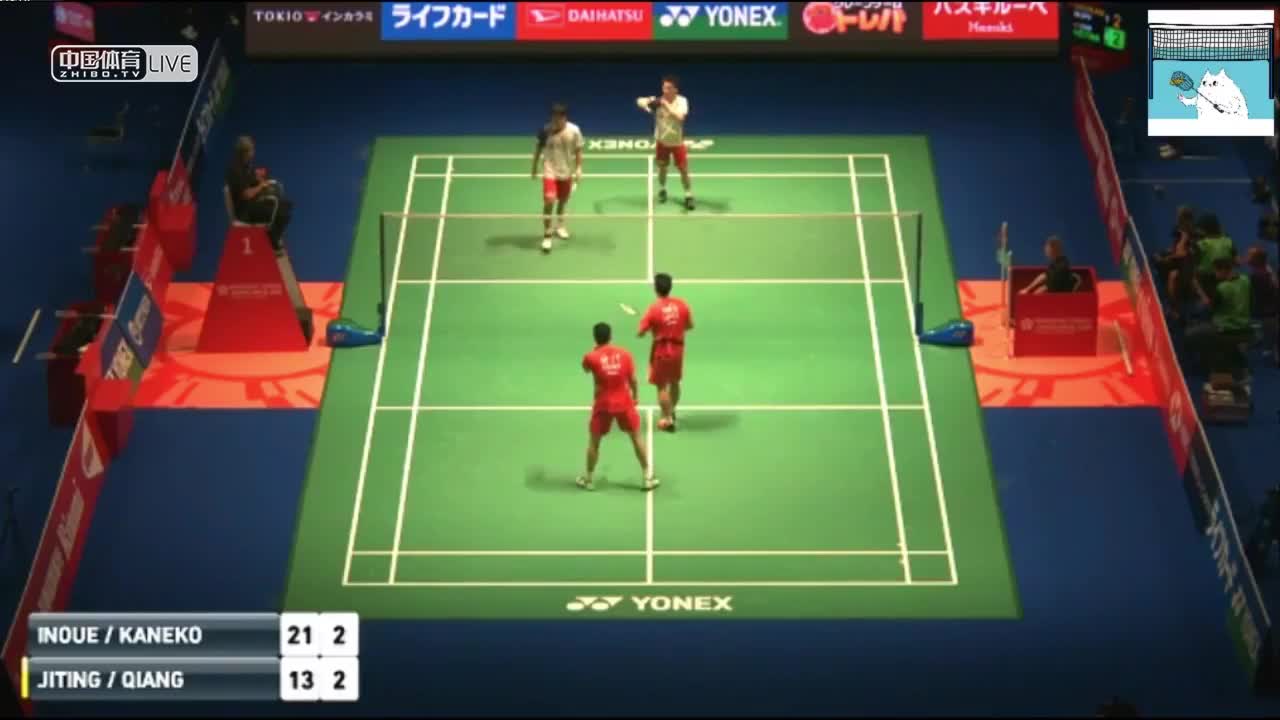 金子祐树/井上拓斗 vs 何济霆/谭强 日本公开赛 男双1/16决赛