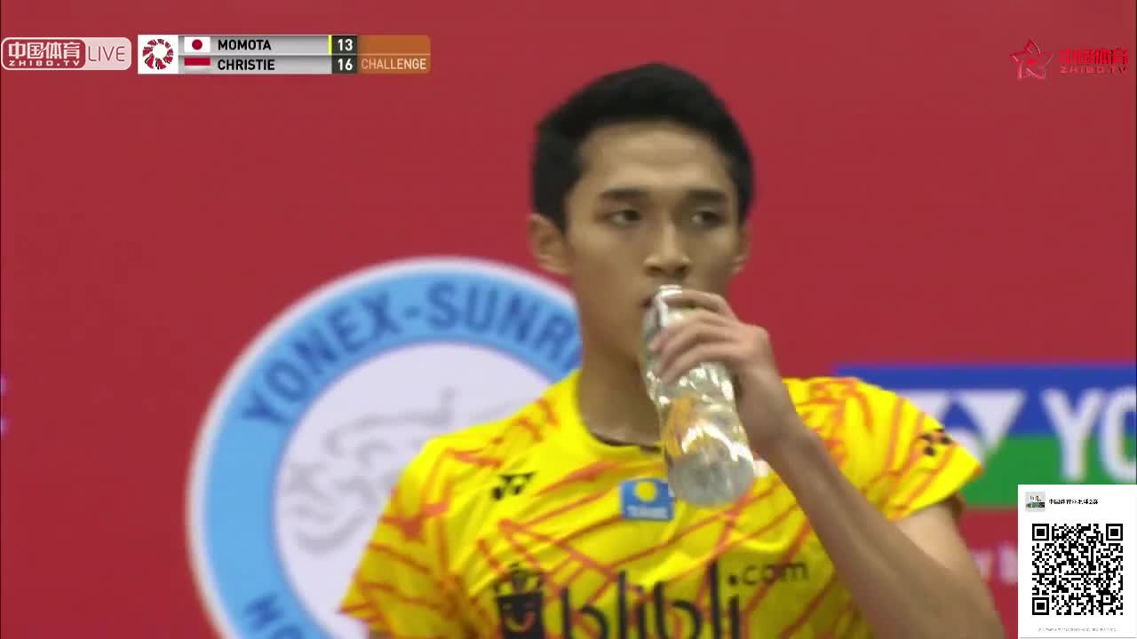 桃田贤斗 vs 乔纳坦 2018香港公开赛 男单1/4决赛