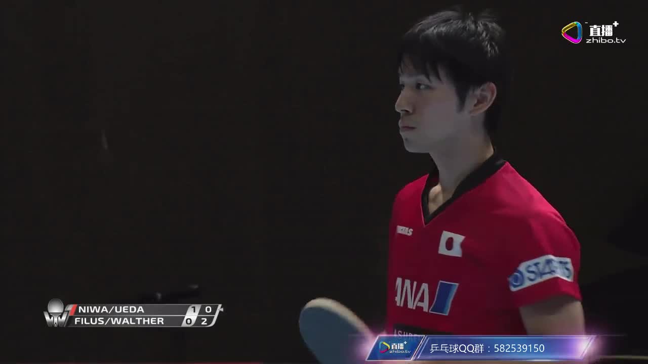 丹羽孝希 / 上田仁 JPN vs 菲鲁斯 / 沃尔瑟 GER