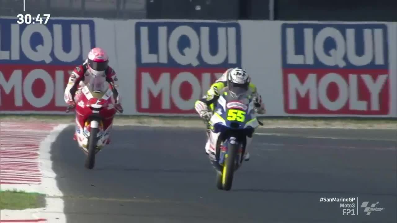 圣马力诺大奖赛 Moto3第一次练习赛（英文原声）