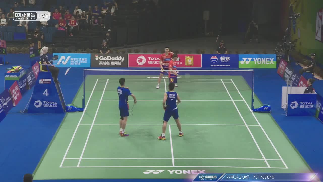 王耀新/张御宇 VS 吴蔚昇/陈蔚强 2018南京世锦赛 男双第二轮
