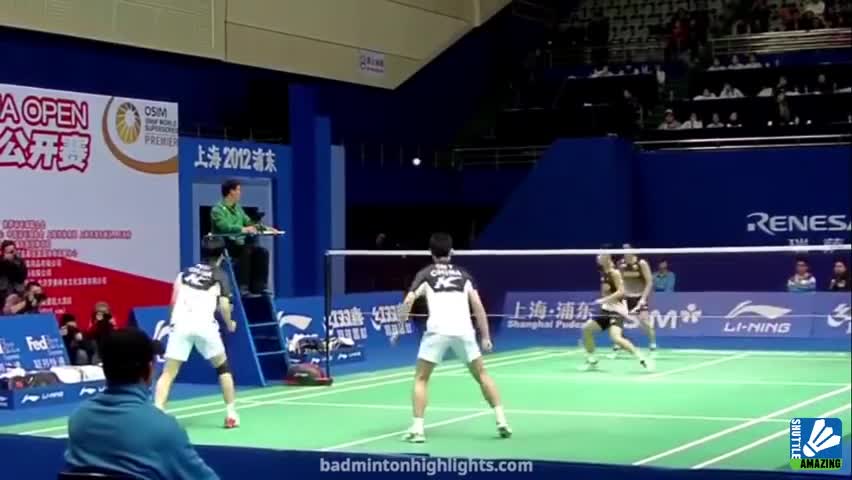 经典回顾：2012中国公开赛 蔡赟/傅海峰vs陈炳顺/林钦华 攻防转换就在一瞬间