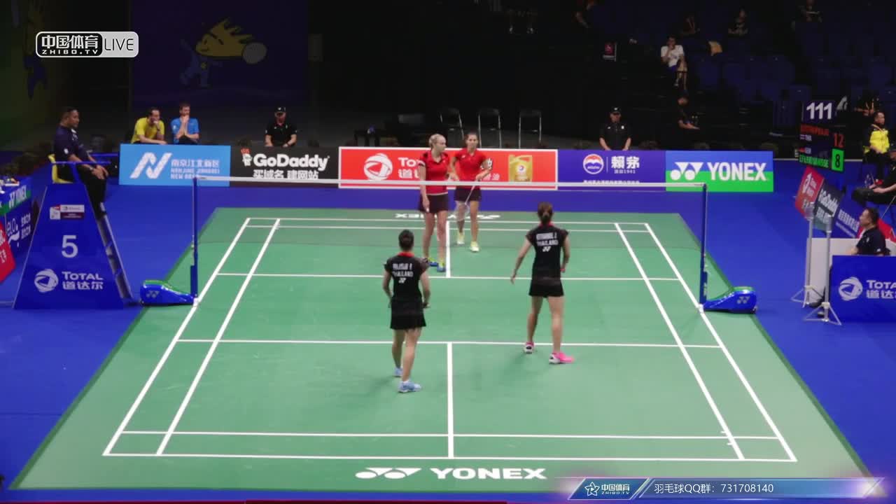 拉温达/基蒂塔拉库尔 VS 琳达/伊娃 2018南京世锦赛 女双第二轮