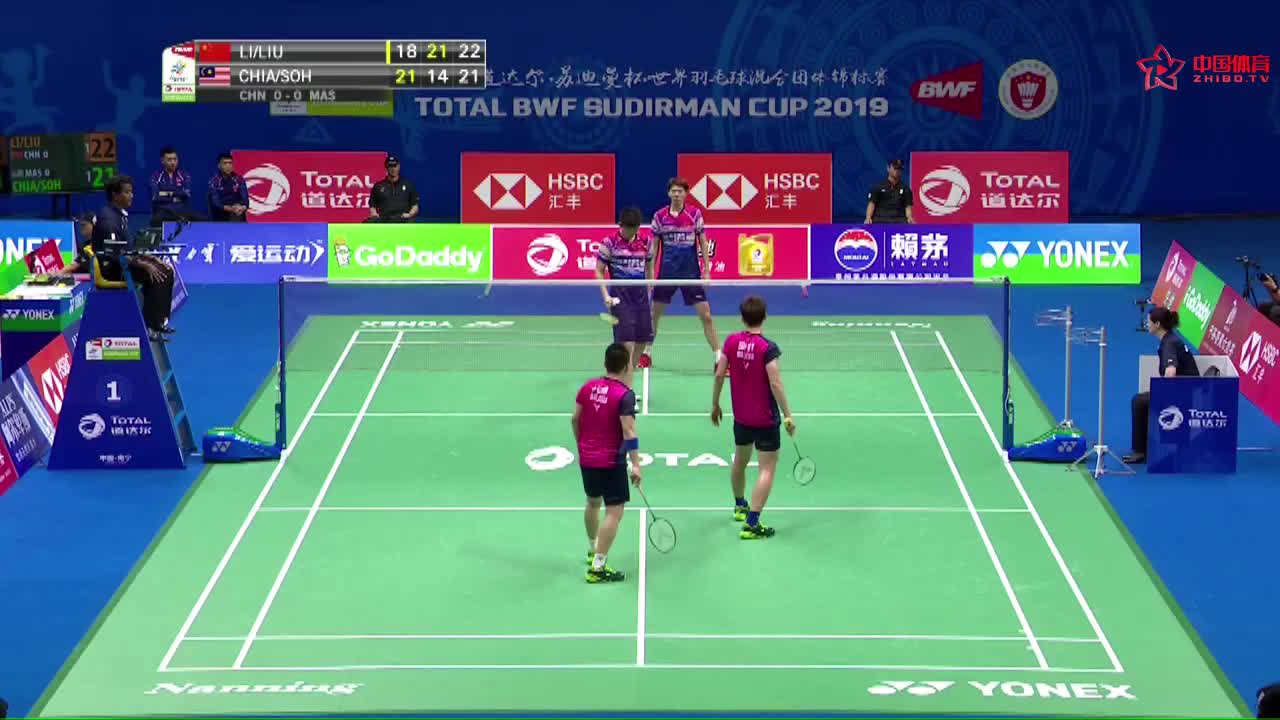 2019苏迪曼杯 | 李俊慧/刘雨辰2-1谢定峰/苏伟译