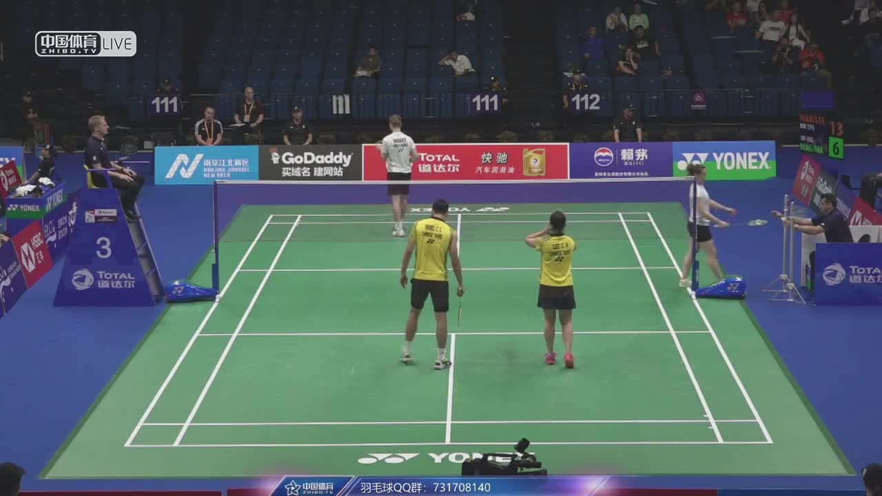 王齐麟/李佳馨 vs 山姆/克洛伊 2018南京世锦赛 混双