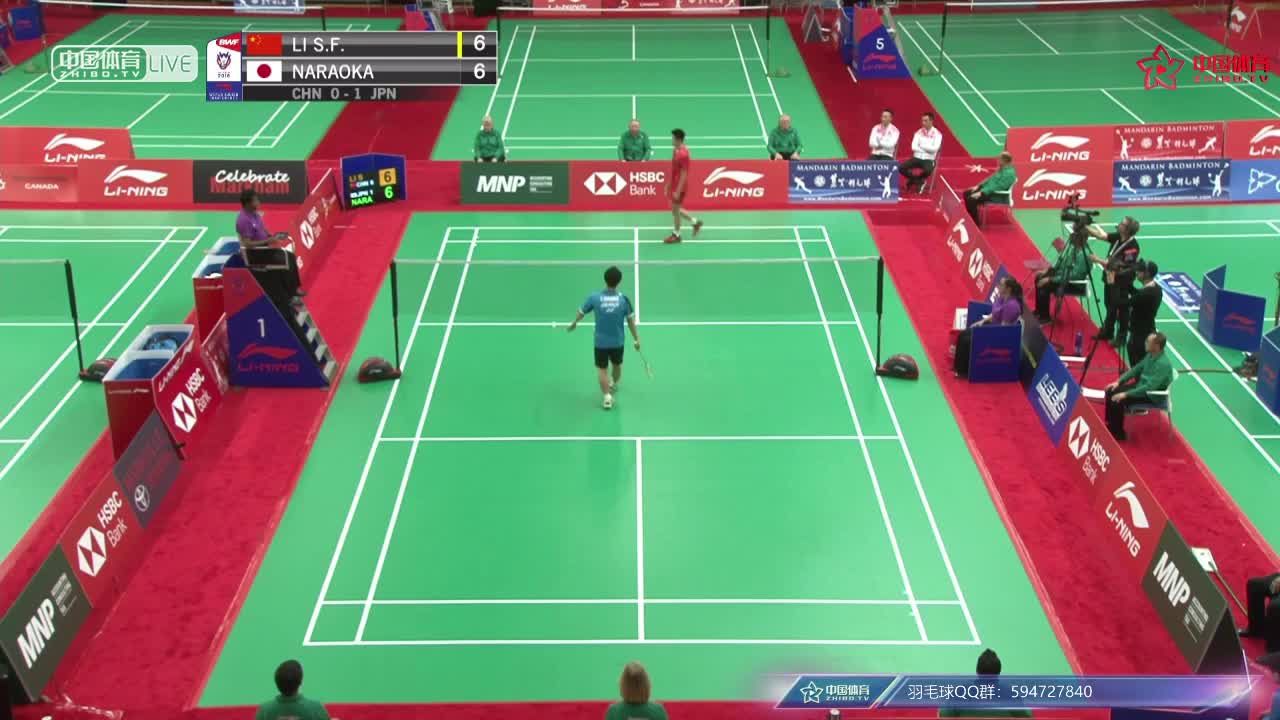 中国 VS 日本 2018李宁世界青年羽毛球混合团体锦标赛