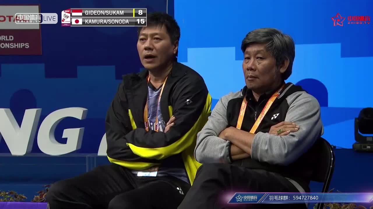 苏卡穆约/费尔纳迪 vs 田园启悟/嘉村健士 2018南京世锦赛 男双1/4决赛
