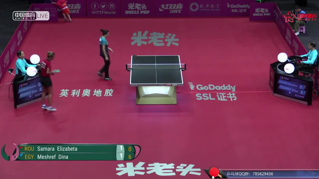 萨马拉 ROU vs 梅谢里夫 EGY  2018女子世界杯 女单小组赛