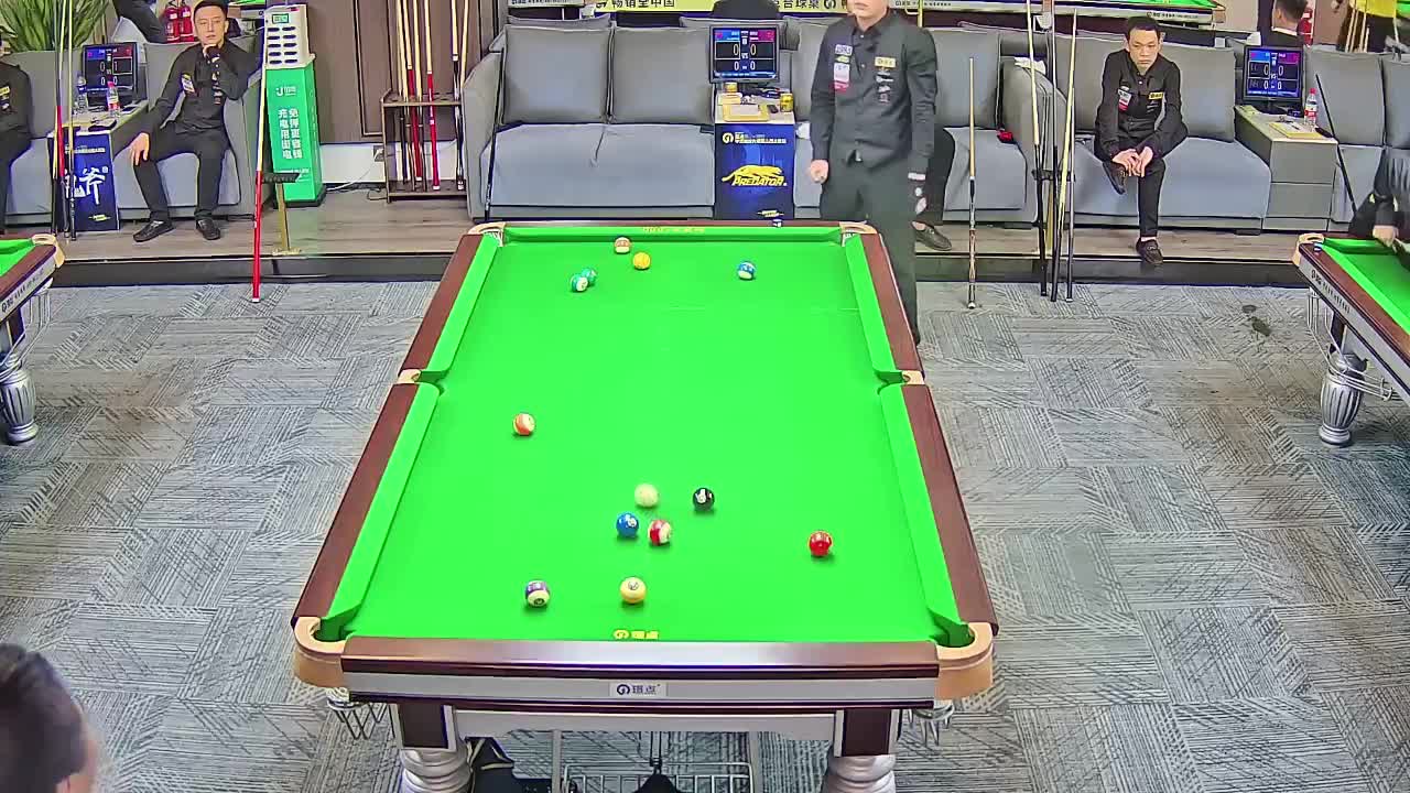 2022璟点中式台球大师赛太原站 第三阶段　郑博洋 VS 史伟达
