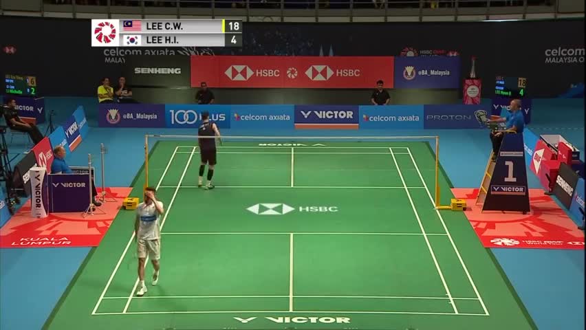 经典回顾：2018马来西亚羽毛球公开赛 李宗伟VS李铉一  全力以赴是对彼此最大的尊重