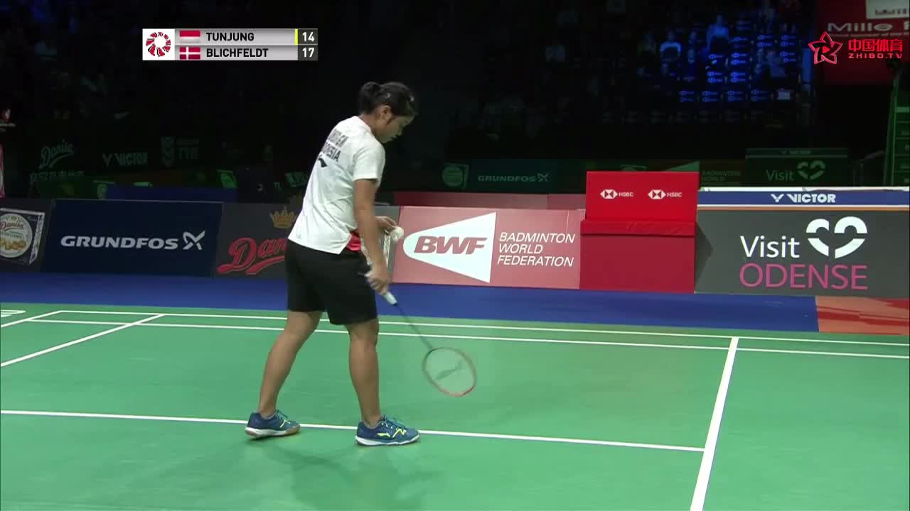 玛莉丝卡 vs 米娅 2018丹麦公开赛女单1/8决赛