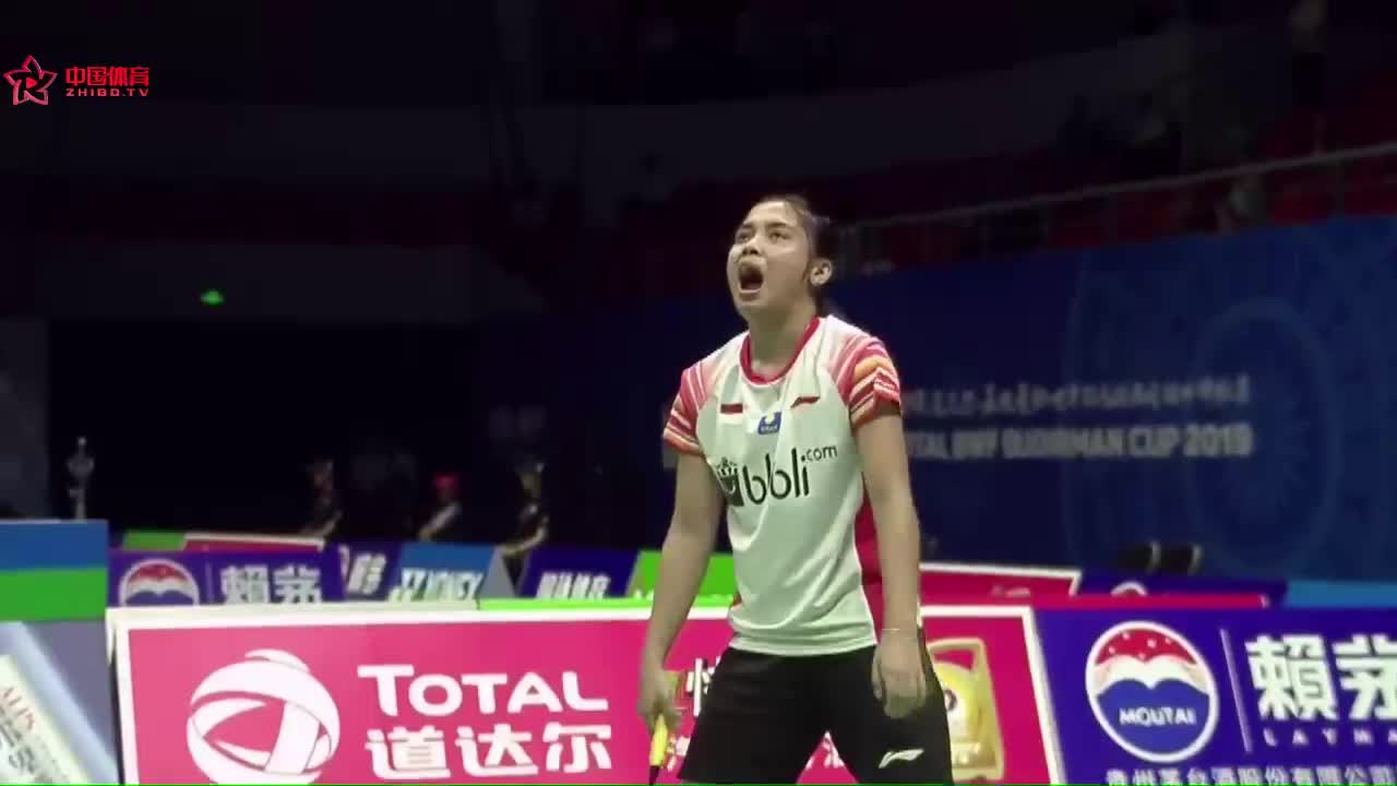 2019苏迪曼杯 | 印尼2-0英格兰女单精彩集锦
