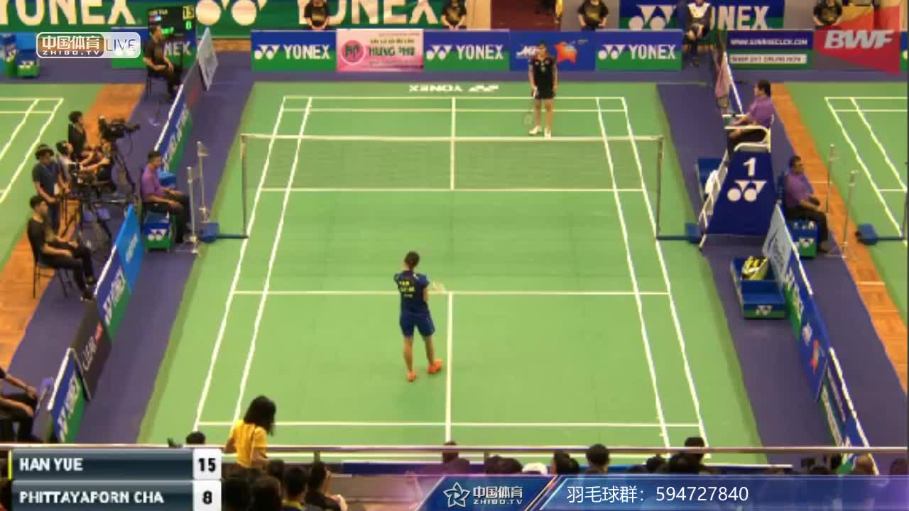 韩悦 VS 帕达拉苏打 2018越南公开赛 女单半决赛