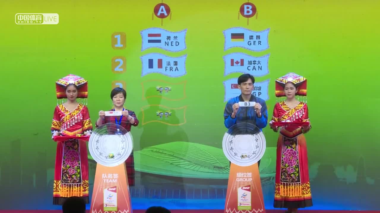 2019苏迪曼杯抽签仪式