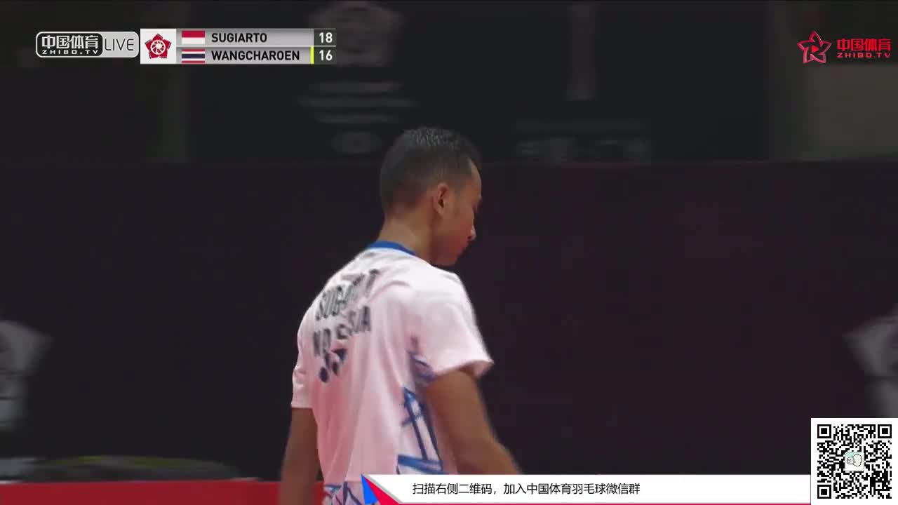 苏吉亚托 vs 王佳伦 2018羽联总决赛 男单小组赛