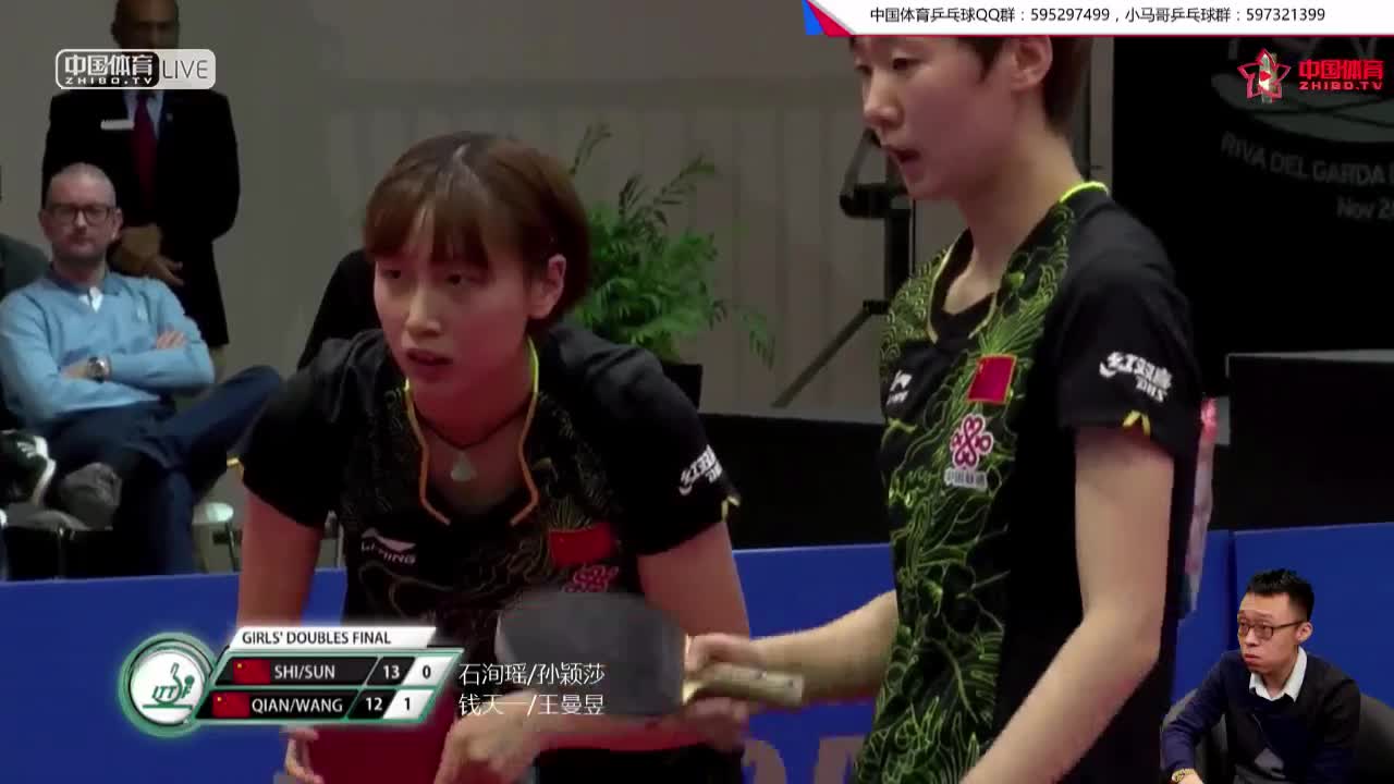 石洵瑶 / 孙颖莎 CHN vs vs 钱天一 / 王曼昱 CHN