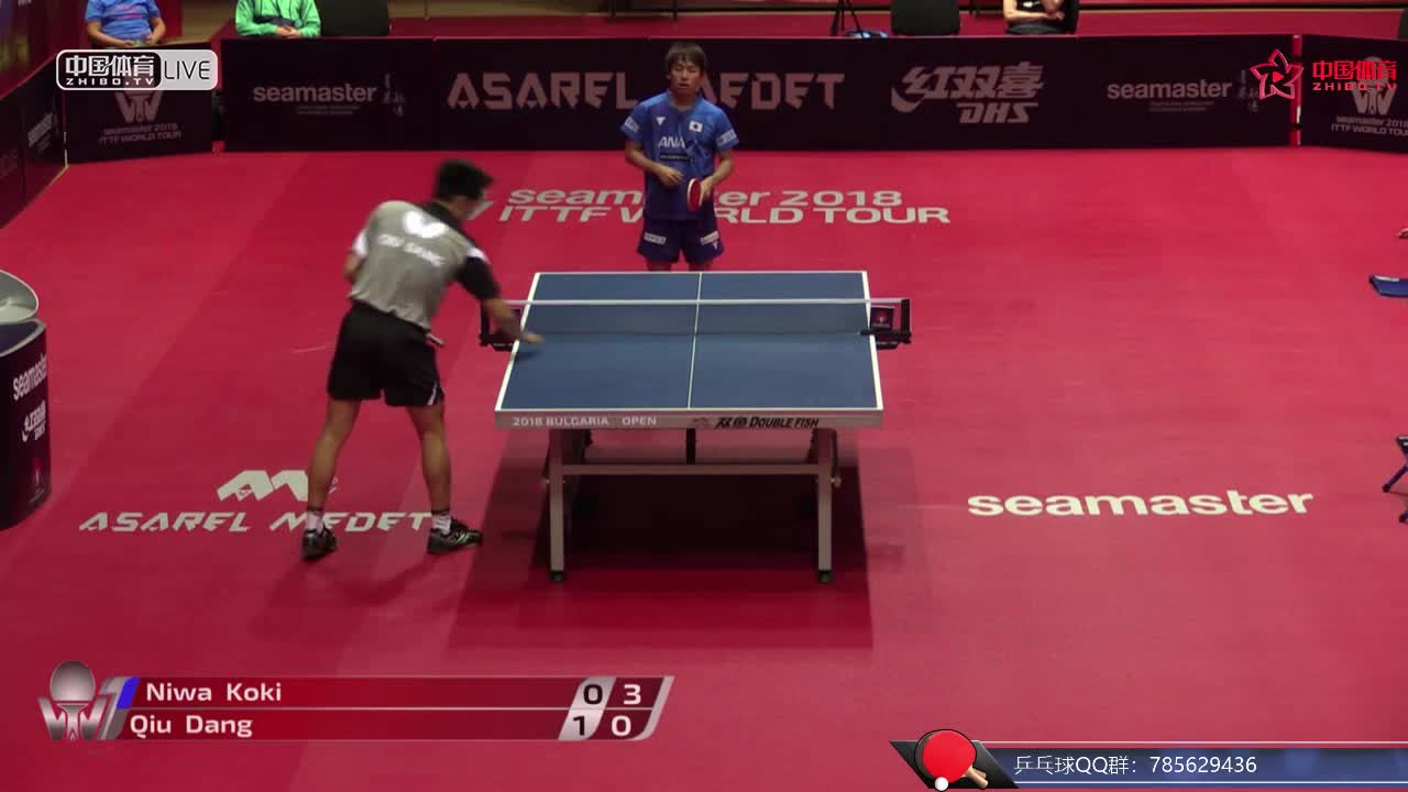 丹羽孝希 JPN vs 邱党 GER ITTF保加利亚公开赛男单第一轮