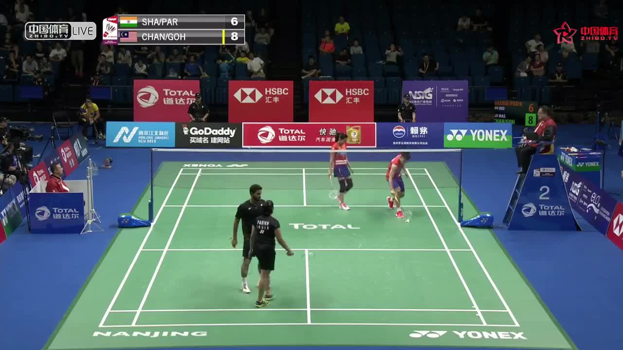 陈炳顺/吴柳莹 vs 夏马尔/安诺舒卡 2018南京世锦赛 混双