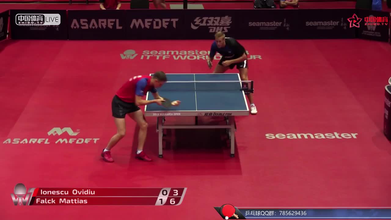 约内斯库 ROU vs 玛蒂亚斯福尔克 SWE ITTF保加利亚公开赛男单第一轮