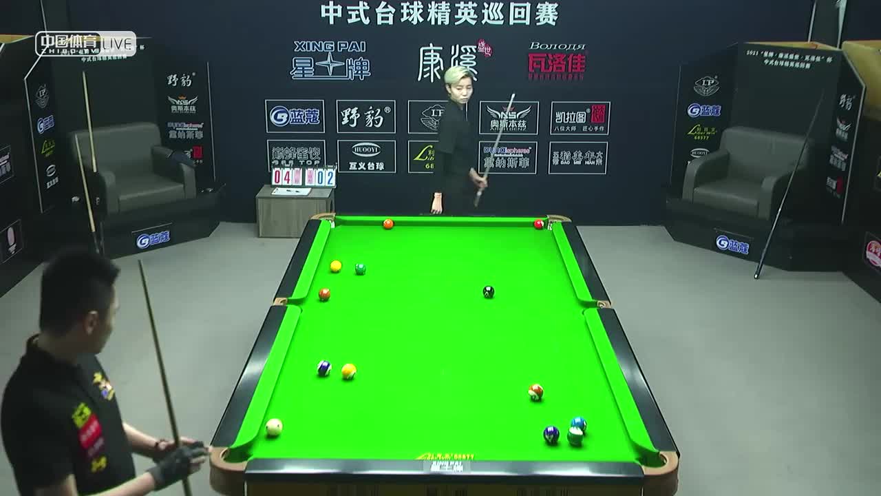2021中式台球精英巡回赛 ：预选赛第二阶段  刘颖 VS 王晓彤