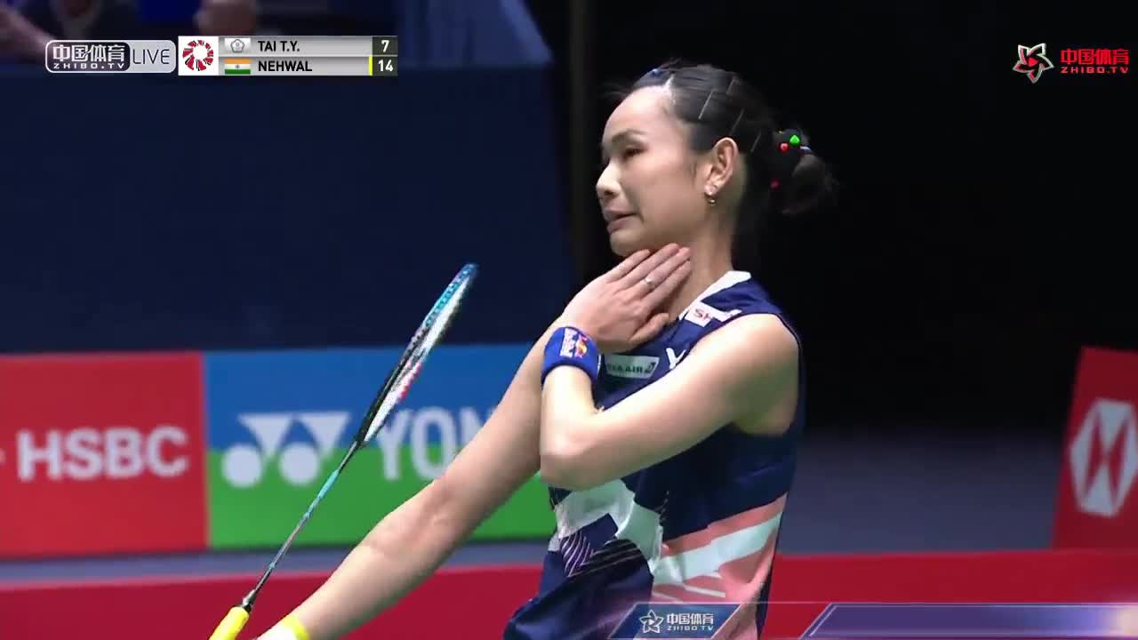 戴资颖vs内维尔  2018法国公开赛 女单1/4决赛
