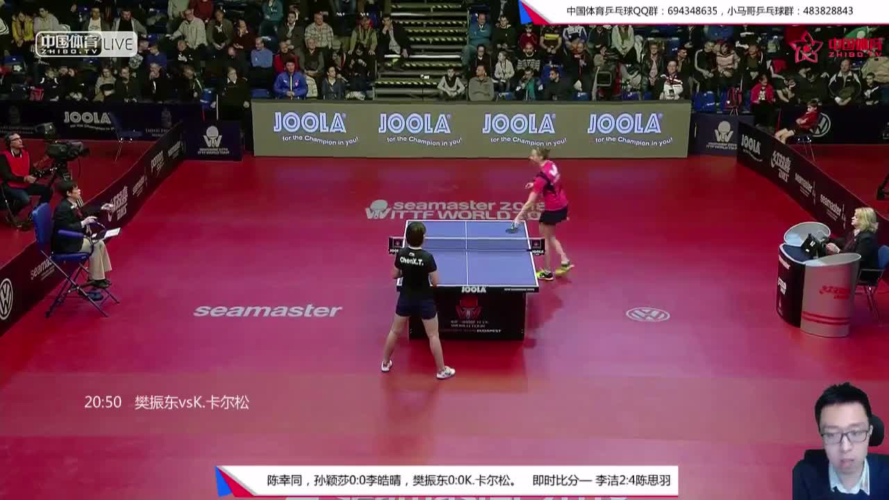 陈幸同 CHN vs 波尔卡诺娃 AUT