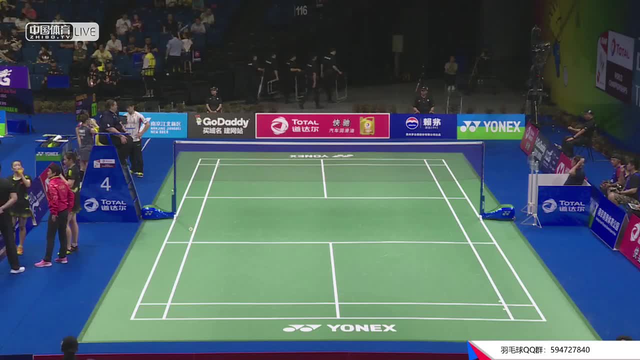 黄雅琼/于小含 vs 田中志穗/米元小春 2018南京世锦赛女双1/8决赛
