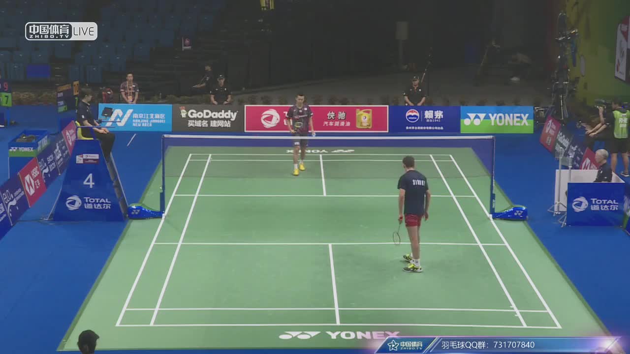 塞朗	 VS 西本拳太 2018南京世锦赛 男单第二轮