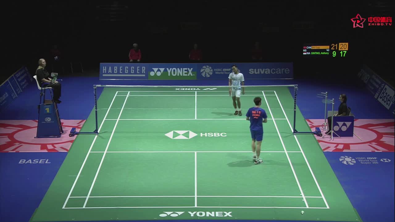 石宇奇2-0完胜金廷  顺利晋级瑞士赛决赛