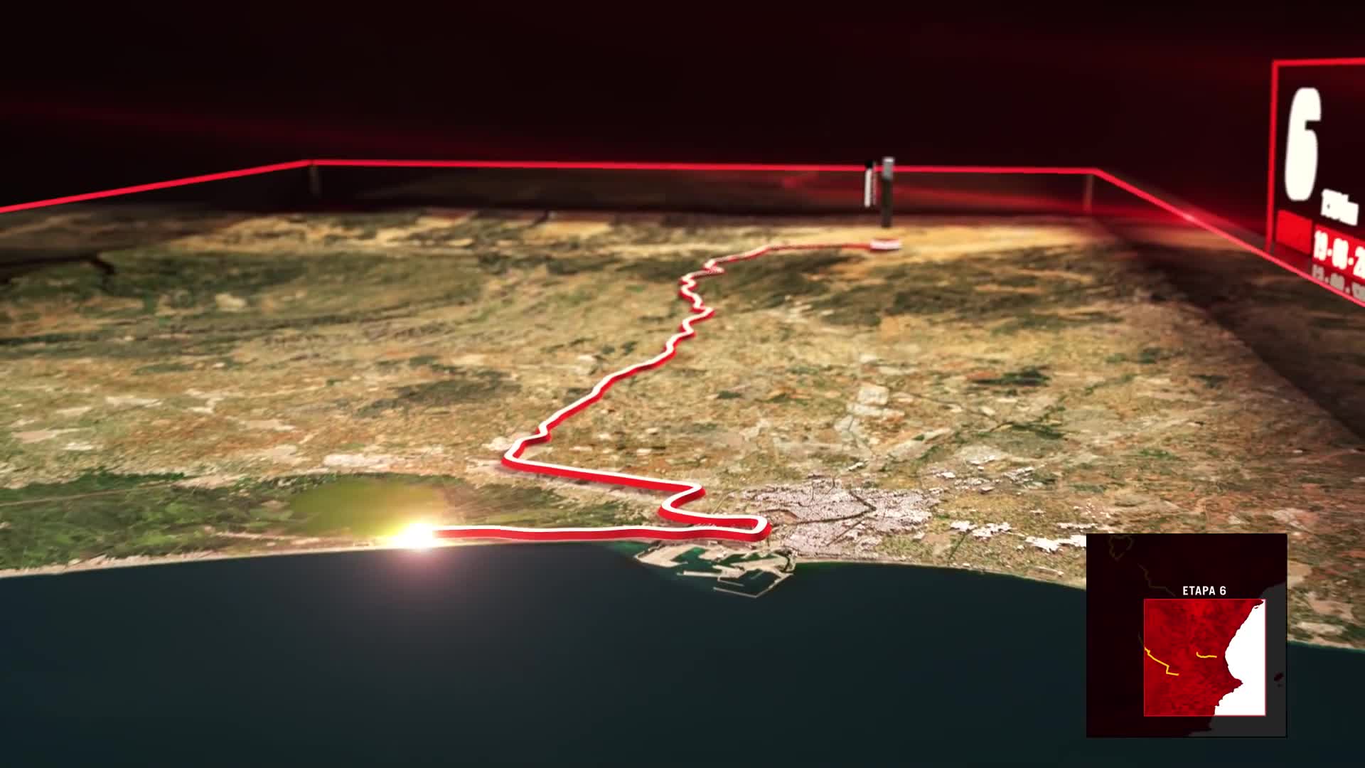 2021环西班牙自行车赛线路图 21赛段线路全览
