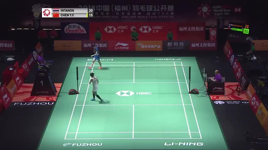 经典回顾：2018中国(福州)羽毛球公开赛女单：陈雨菲VS因达农比