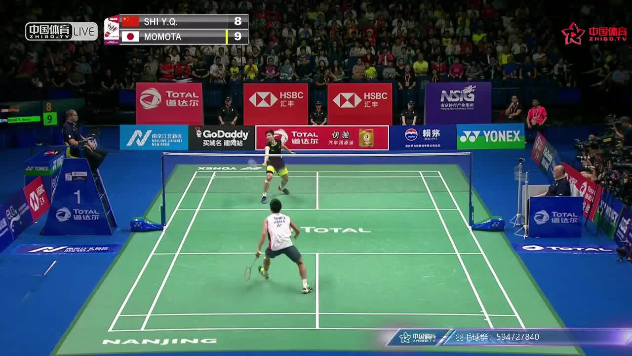 石宇奇 vs 桃田贤斗 2018南京世锦赛 男单决赛
