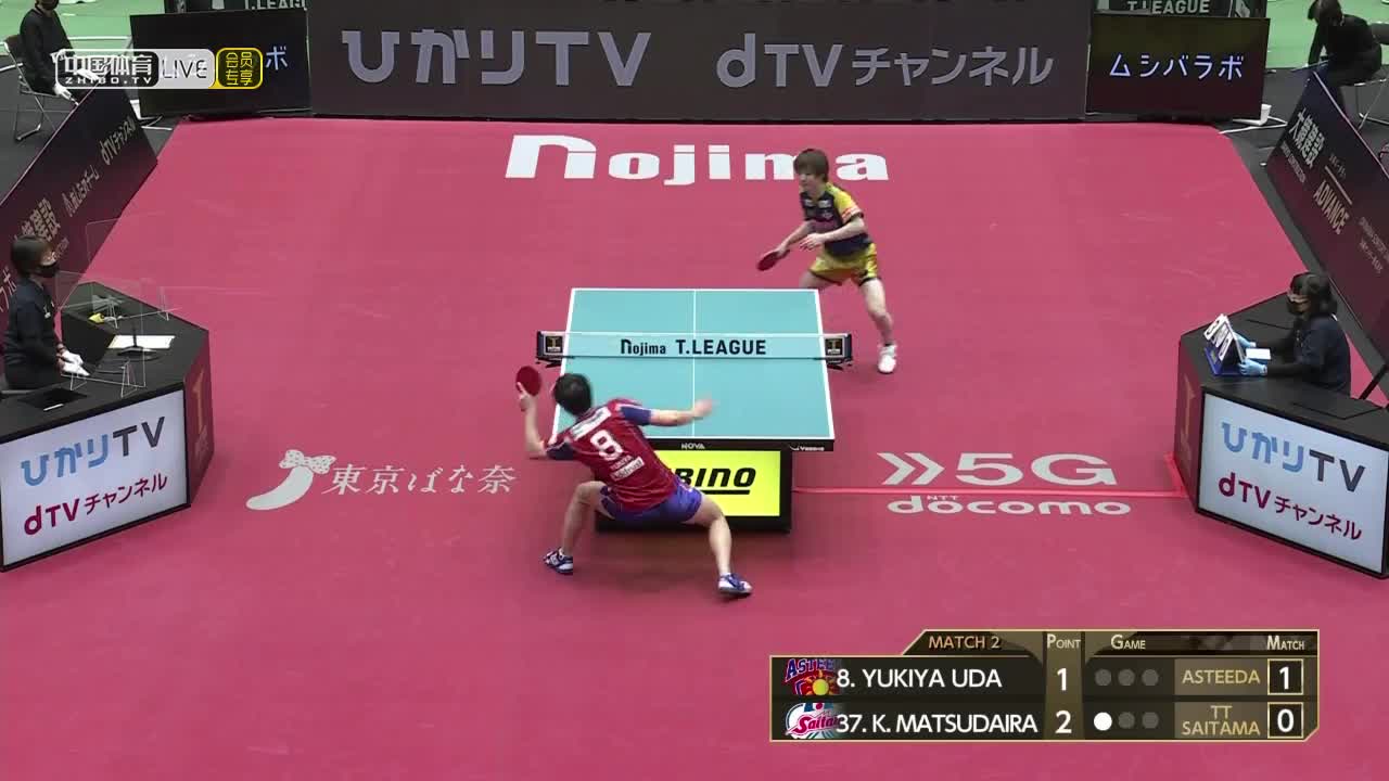 2020日本T联赛 ：男队 TT彩玉 vs 琉球