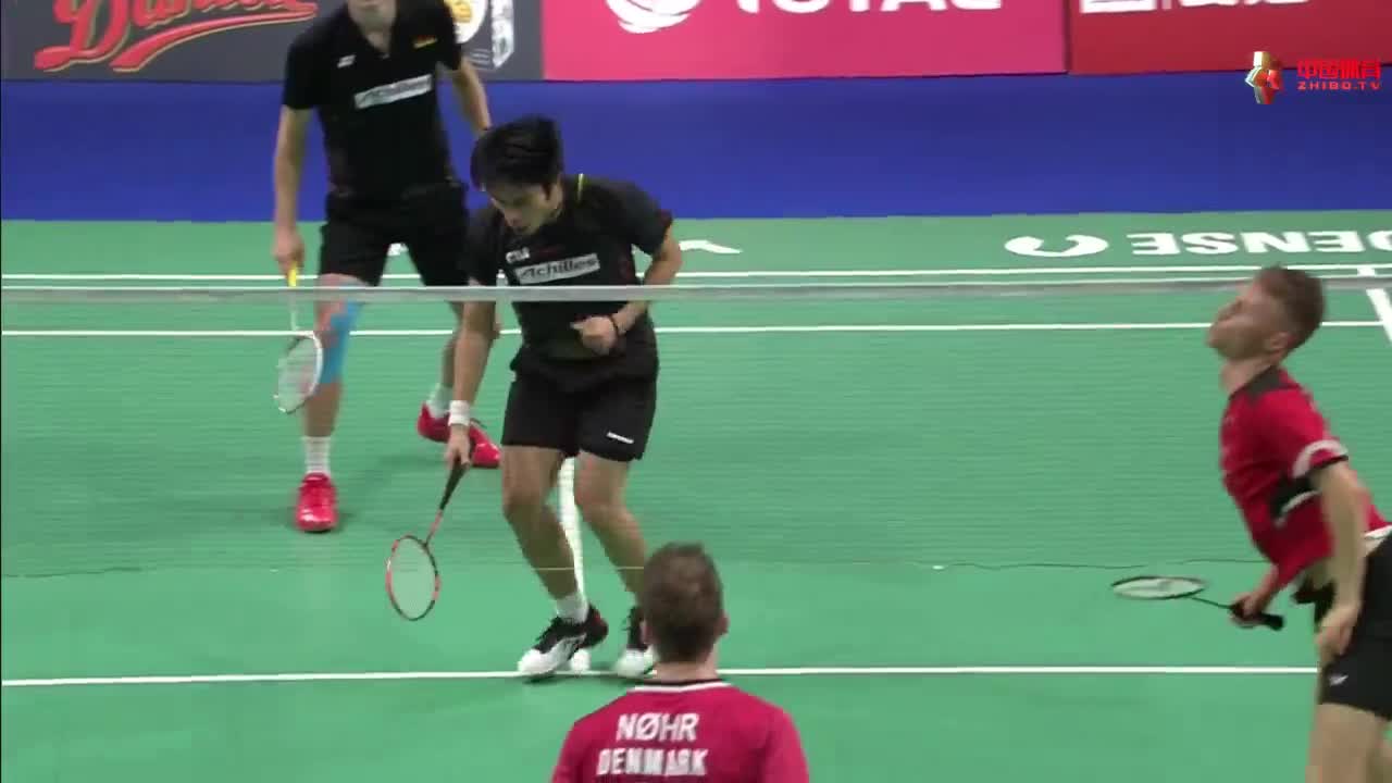 约舍·兹沃涅/拉尔夫 vs 卡斯珀·安东森/尼科拉斯诺尔 2018丹麦公开赛 男双1/16决赛