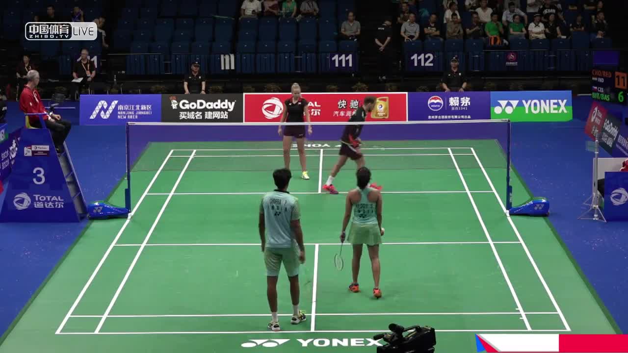 乔普拉/斯基-瑞迪 vs 比特曼/巴索娃 2018南京世锦赛  混双第一轮