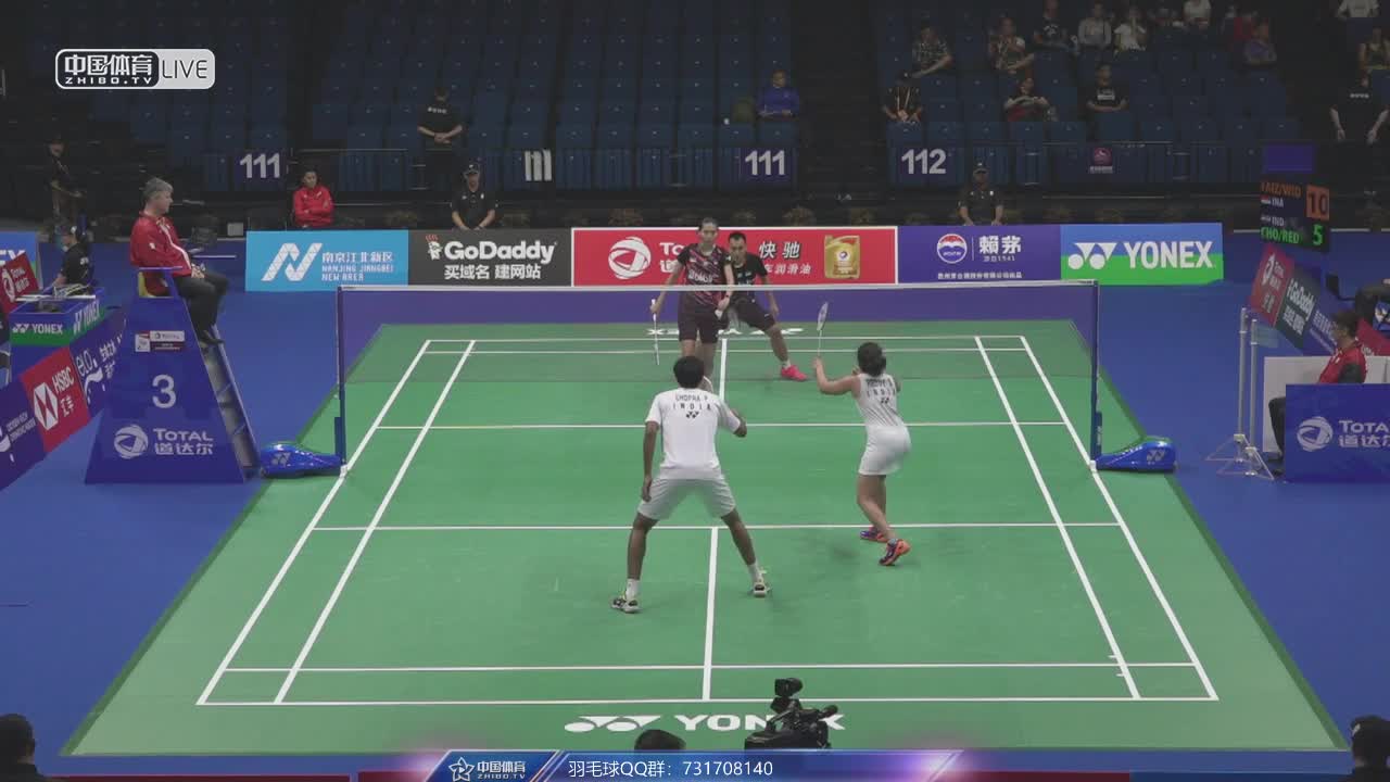 费泽尔/维德佳佳 vs 乔普拉/斯基-瑞迪 2018南京世锦赛