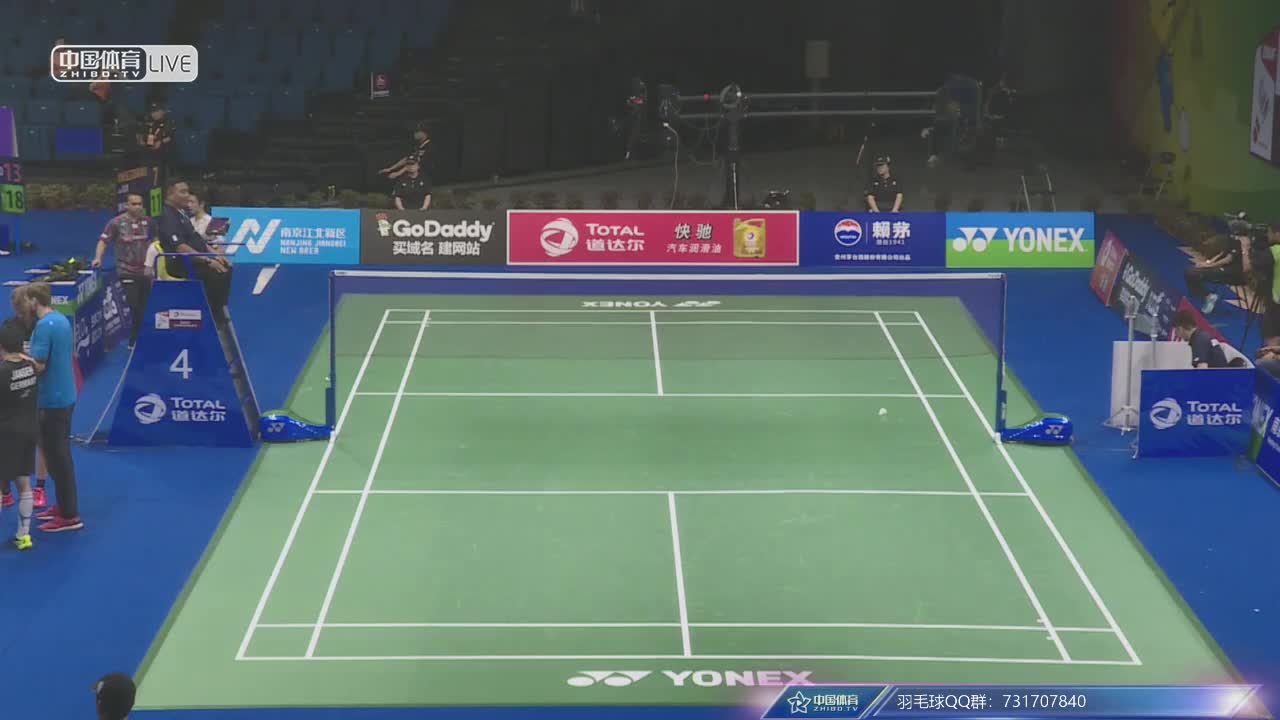 扬森/兹沃涅 VS 渡边勇大/远藤大由 2018南京世锦赛 男双