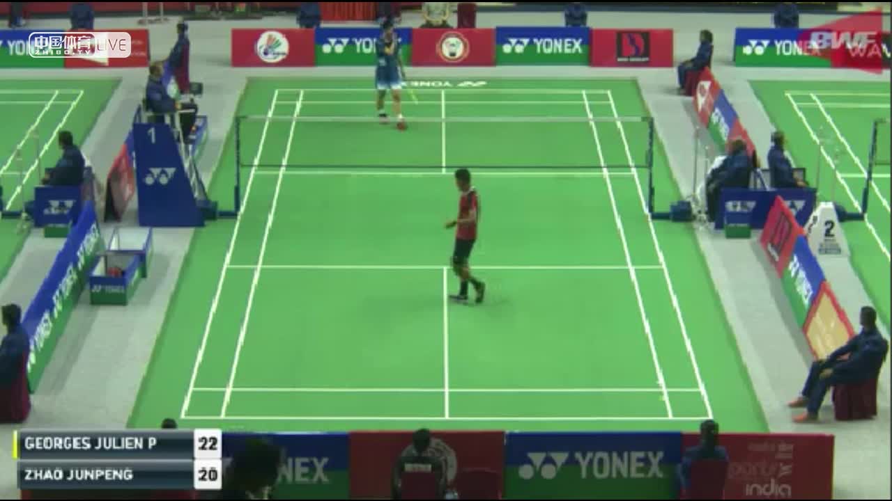朱利安·保罗 VS 赵俊鹏 世界羽联赛义德莫迪锦标赛
