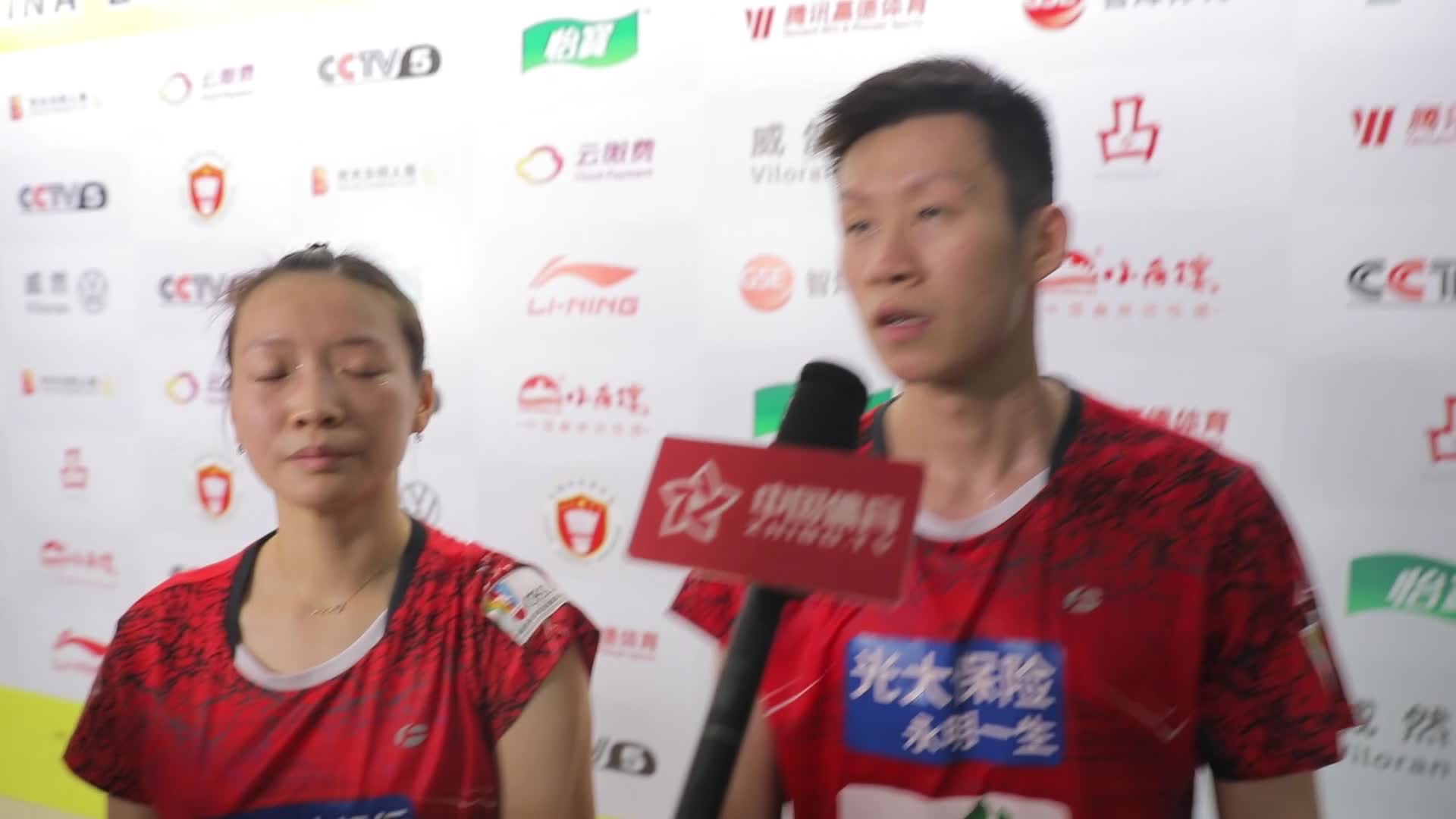 羽超赛后 | 黄雅琼/任翔宇：比赛感觉不错 兼项需分配好体能