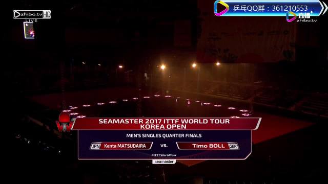 ITTF韩国半决赛：松本健太 vs 蒂姆波尔