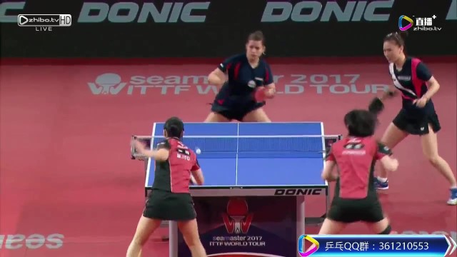 ITTF韩国公开赛女双决赛：单晓娜/索尔佳 vs 伊藤美诚/早田希娜